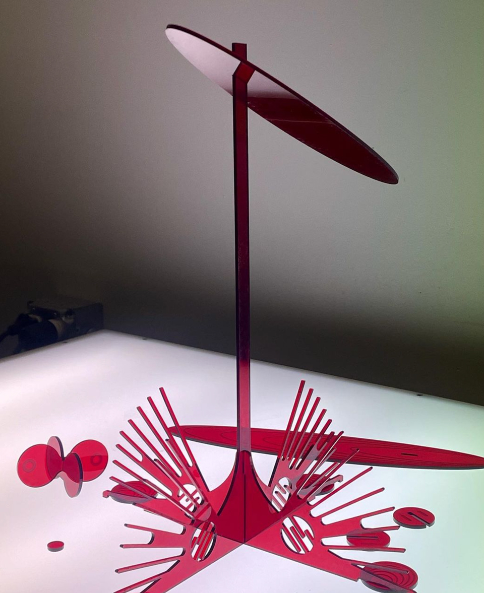 Laser cut sculpture