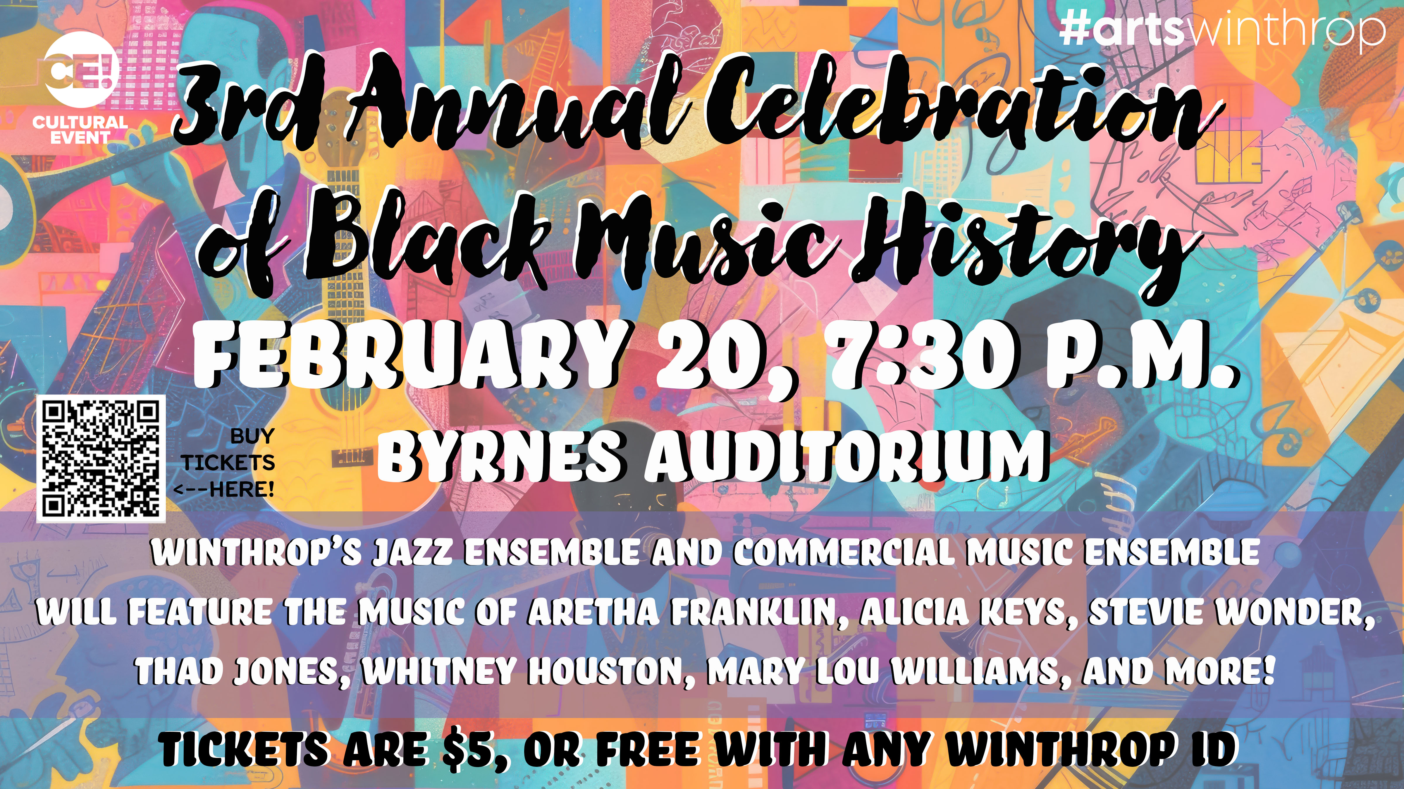 3rd Annual Celebration of Black Music History graphic