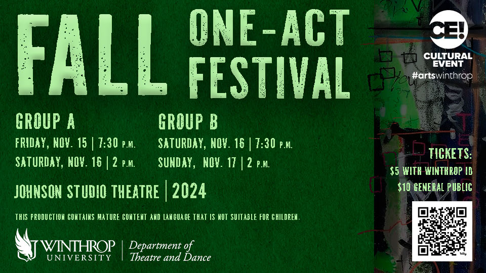 Fall One-Act Festival graphic