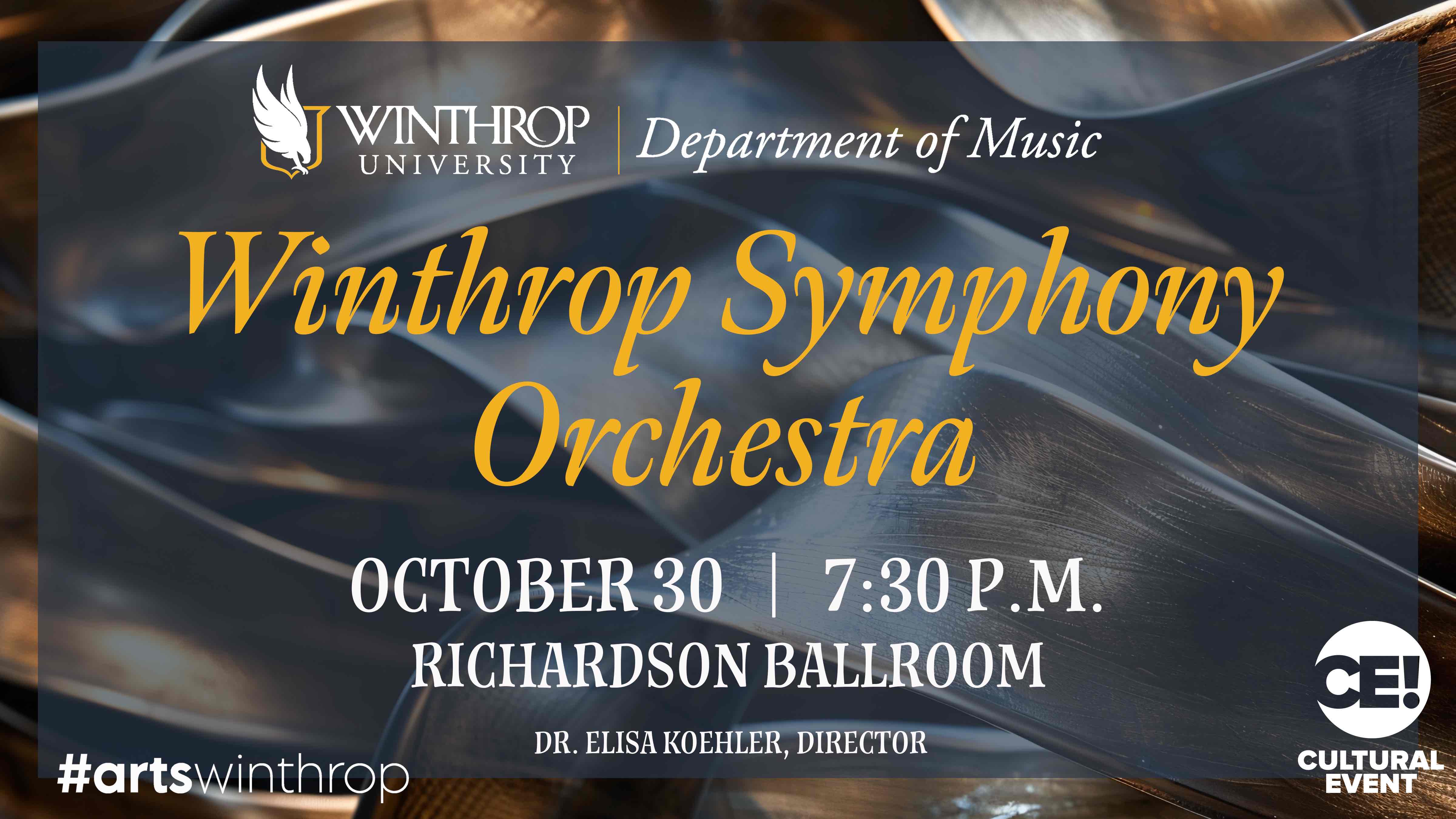 Winthrop Symphony Orchestra Concert graphic