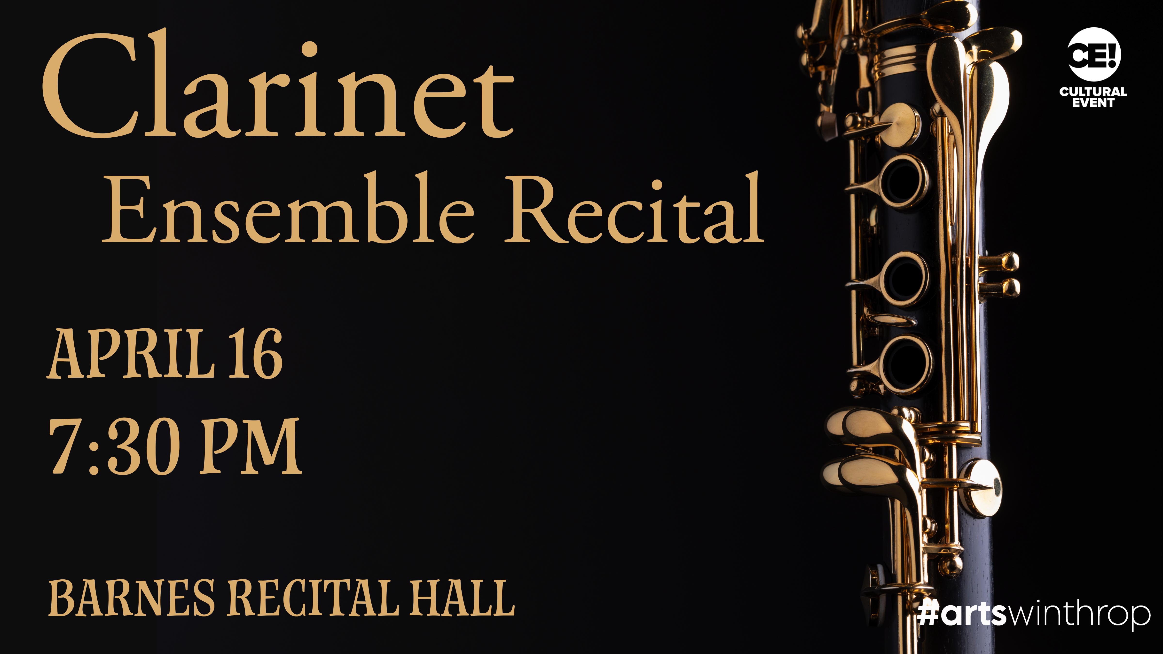 Clarinet Ensemble Recital graphic