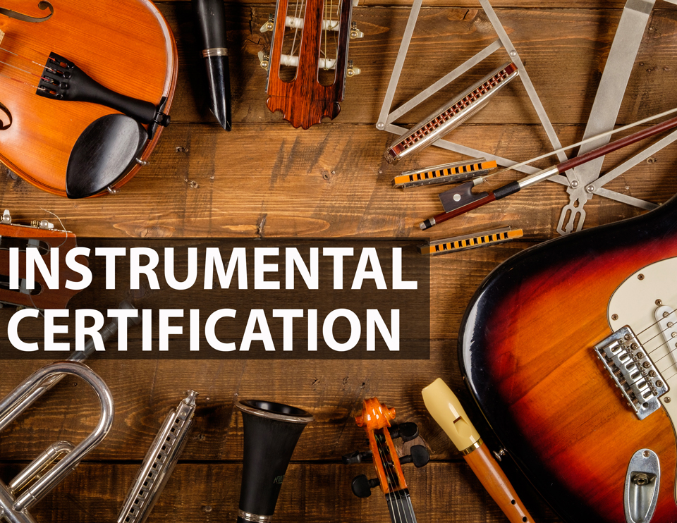Instrumental certification