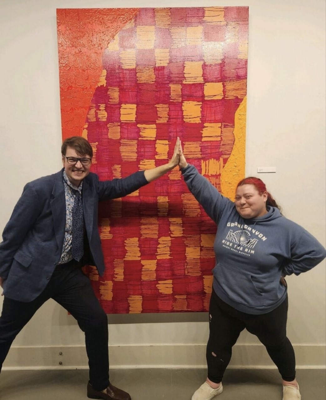 mfa students posing