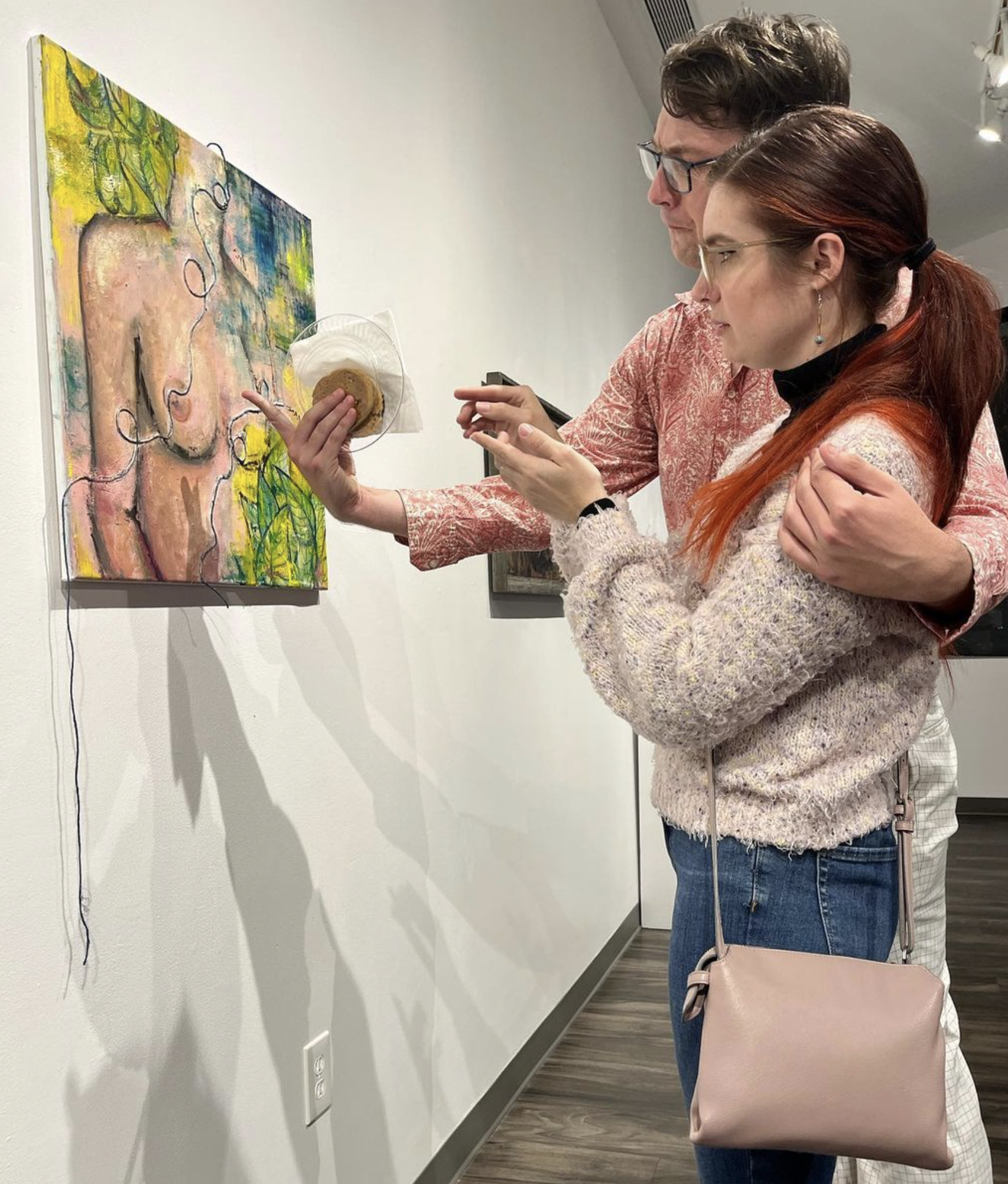 MFA grads talking about art