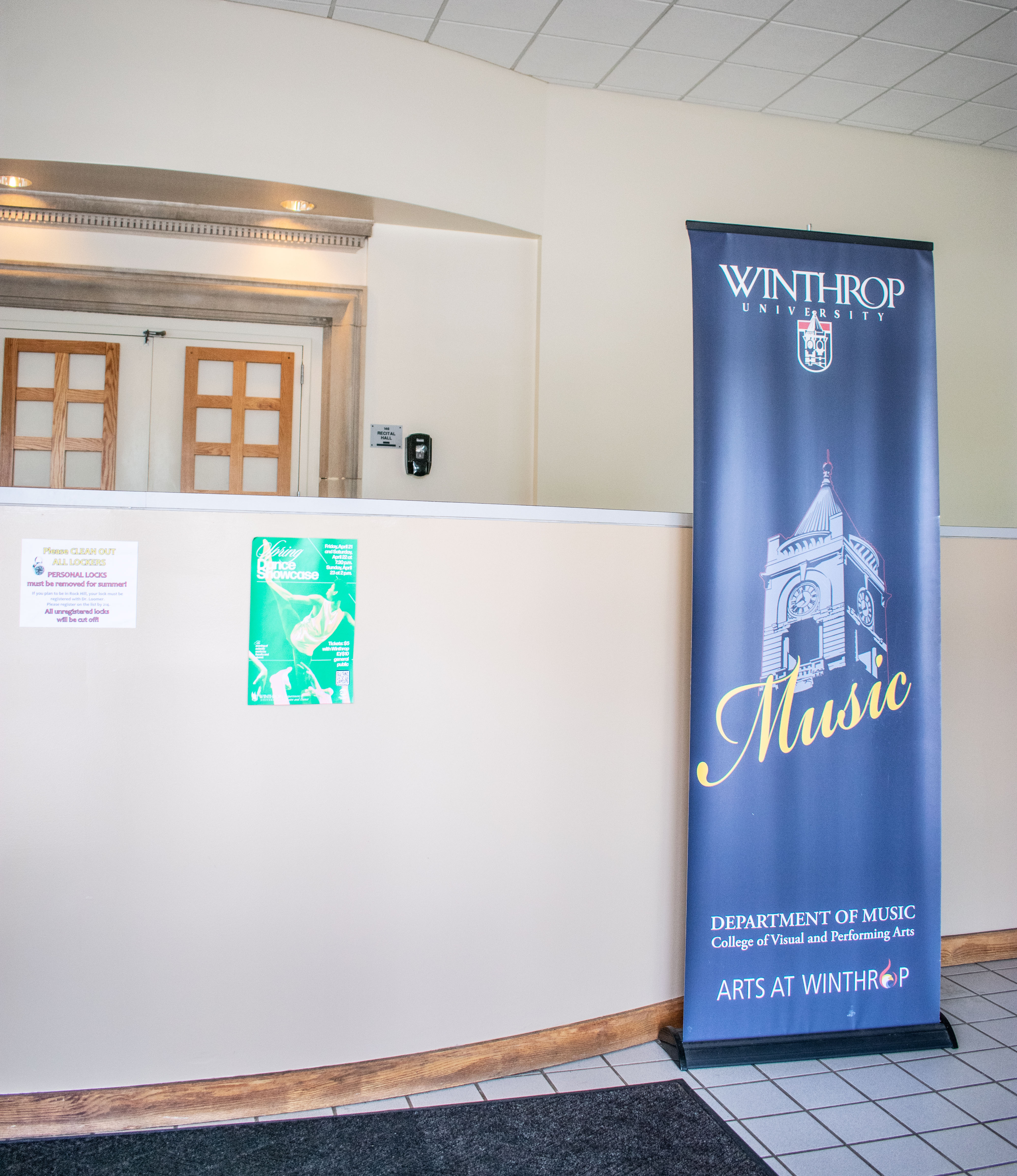 Barnes building entrance