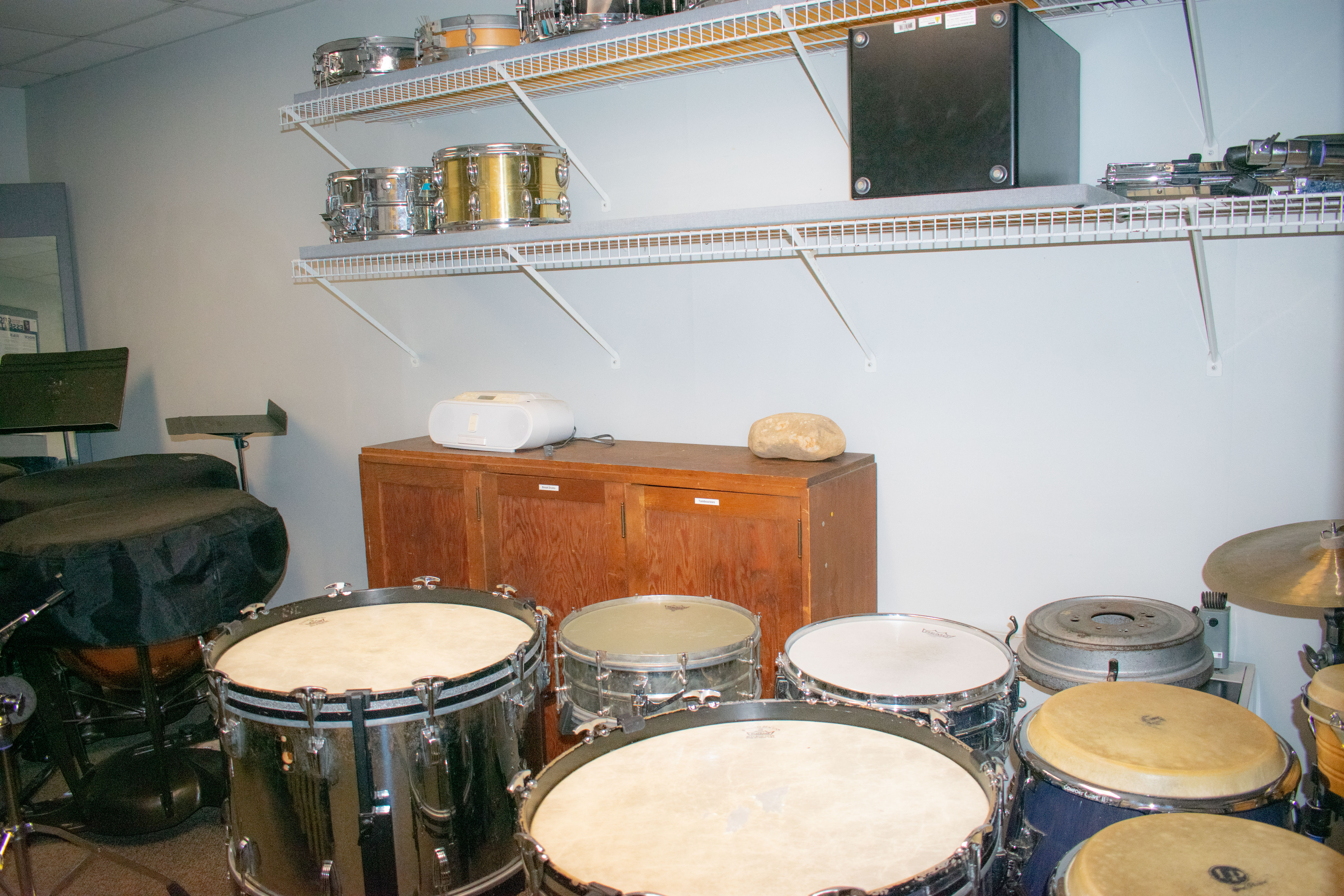 Percussion room instruments