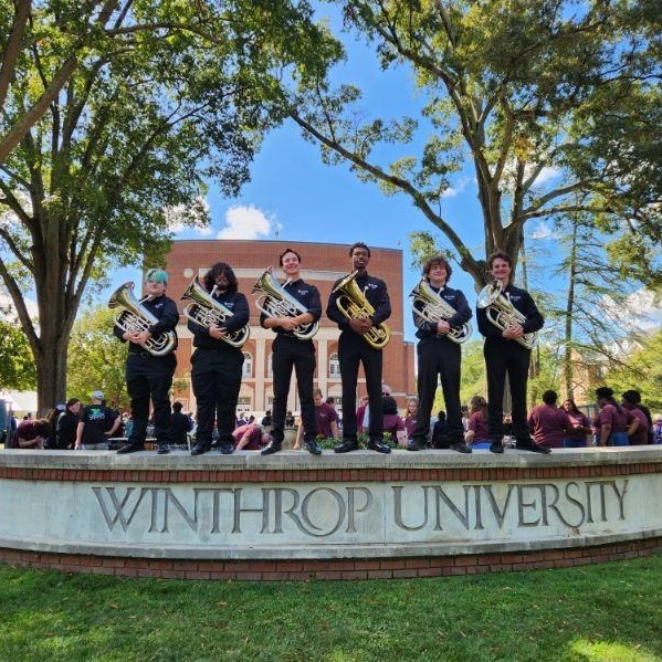 students with their instruments