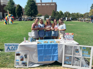 Alpha Delta Pi tabling event