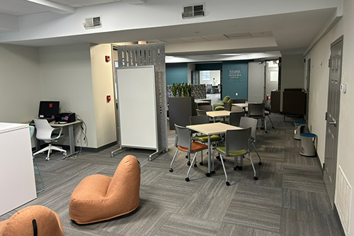 Empty Space Classroom With Chairs Casual