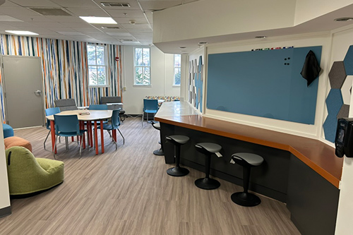 Empty Space Classroom With Wall Art 2