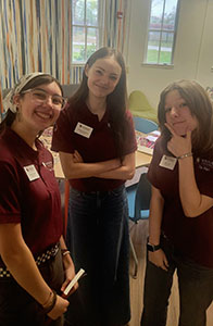 Trio of current Honors Top Flight Ambassadors posing