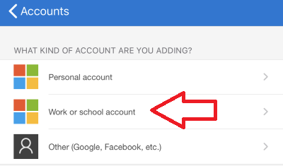 Auth Account Types