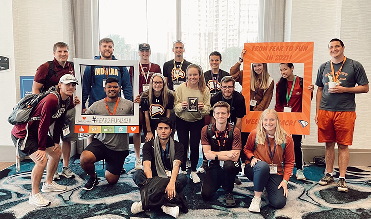 Students at the conference