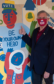 Interim President George Hynd