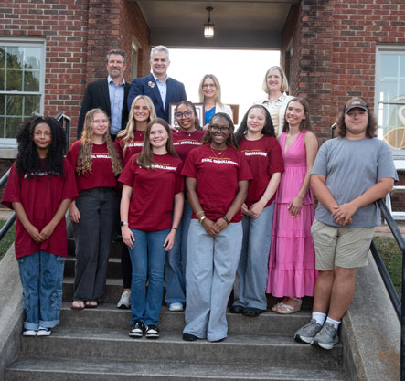 Rock Hill school district students, Winthrop and Rock Hill school officials