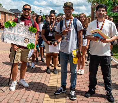 Students are assigned to Orientation groups. 
