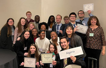 Winthrop Students at the 2023 SRMUN Awards