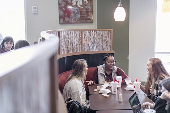 Dining in Markley's