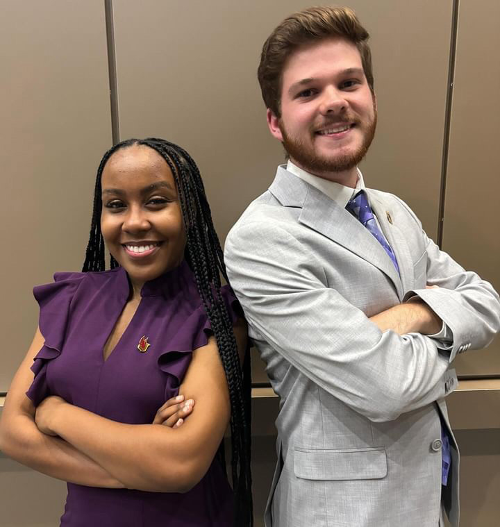 Victoria Williams, left, and Sean Pennington