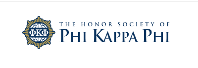 Phi Kappa Phi logo with the words 