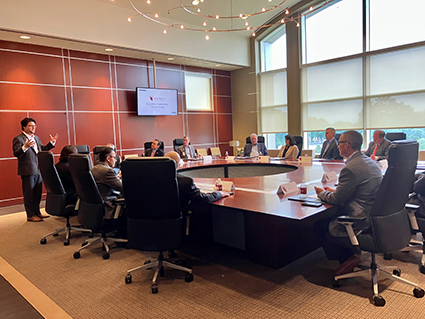 Gary Simrill at a strategic plan focus group meeting