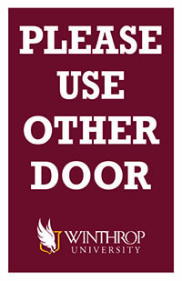 Please Use Other Door