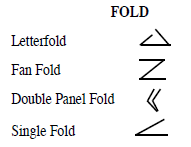 Folded Color Prints Legend