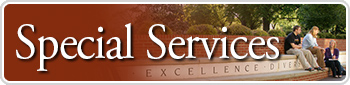 button for Special Services
