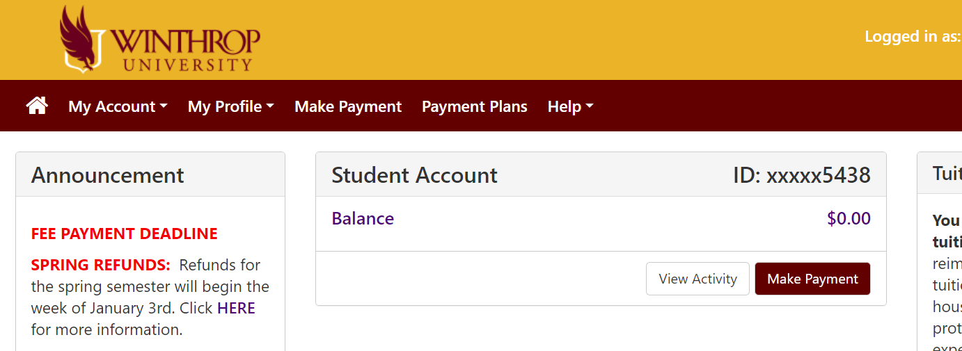 Payment Page