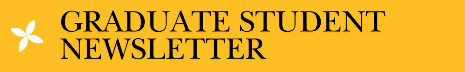 header for graduate student newsletter