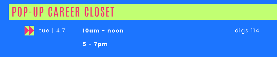 Pop up career closet