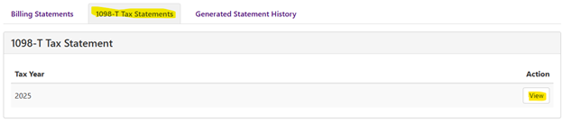 1098T Statement