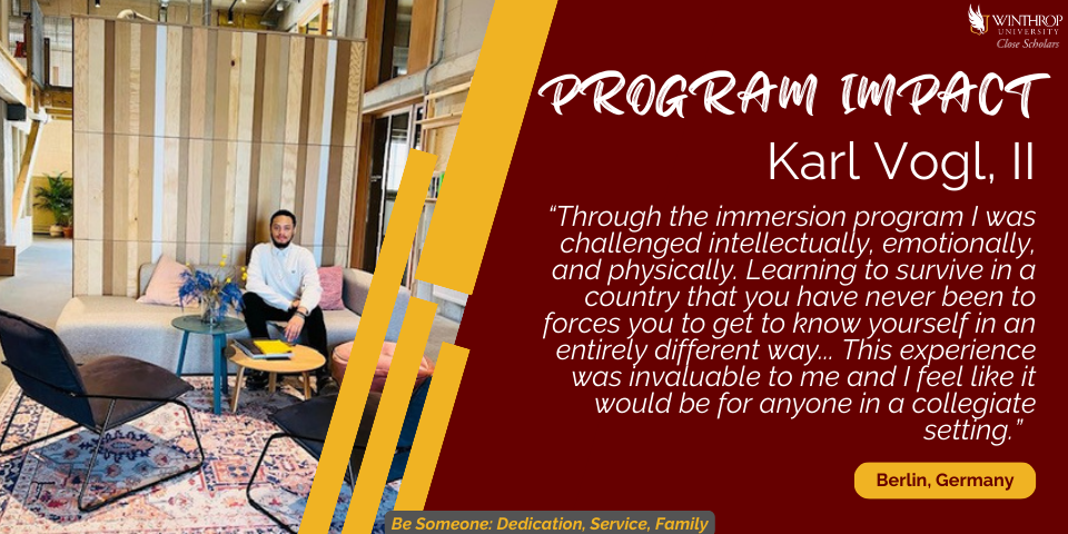 Karl Vogl study abroad program impact