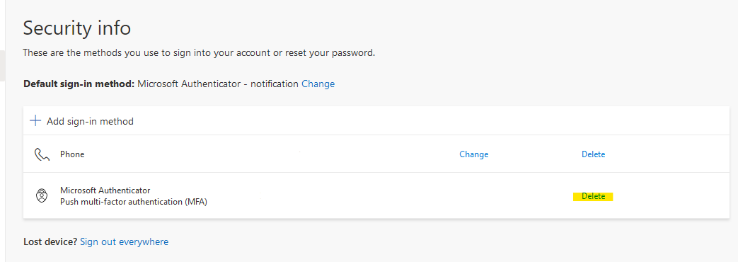 Security Info