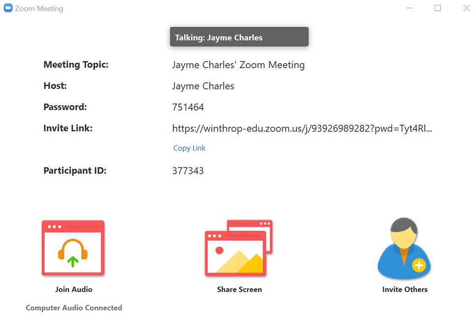 Start Zoom Meeting Web