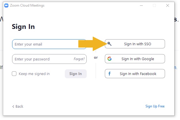Zoom Sign In Desktop