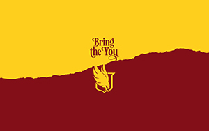 Garnet and Gold Bring the You with Logo