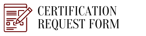 Certification Request Form